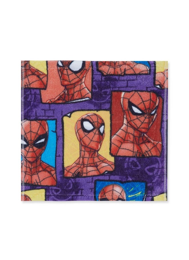 Spaces 100% Cotton Face Towel Life Like Prints High Absorbency Colour Smart 380 GSM Multi
