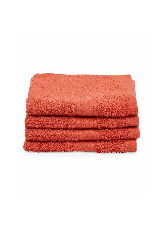 Spaces 100% Cotton Colorfas 450 GSM Face Towel (Red,FRSZ)