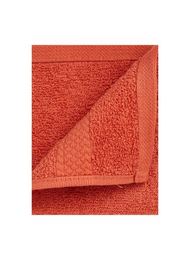 Spaces 100% Cotton Colorfas 450 GSM Face Towel (Red,FRSZ)
