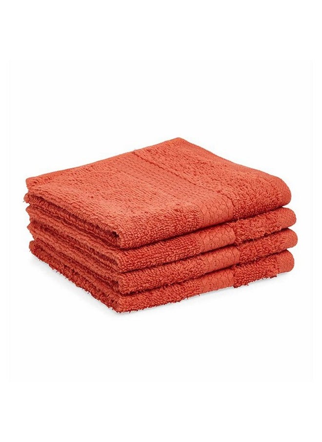 Spaces 100% Cotton Colorfas 450 GSM Face Towel (Red,FRSZ)