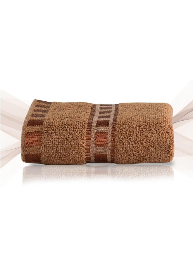 Kuber Industries Pack of 5 Cotton Hand/Face Towels For Men & Women | Easily Washable | Workout Gym Napkins For Men | Pocket Towel - Golden