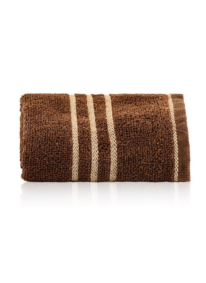 Kuber Industries Pack of 4 Soft Cotton Face Towels For Men & Women/Ladies | Easily Washable | Pocket Towels & Workout Gym Napkins For Men - Dark Brown
