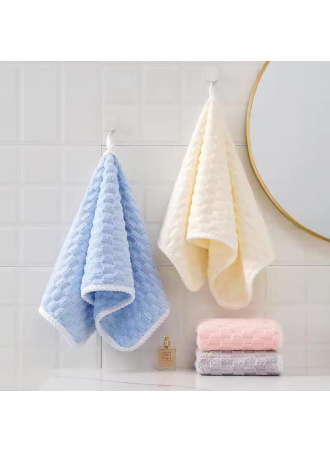 LINEAR Microfiber Hand Towels/Face Towel/Small Size Towel/Towel for Men, Women & Babies/Ultra Soft, Absorbent & Quick Dry Towels for Gym, Travel 300 GSM (Grey)