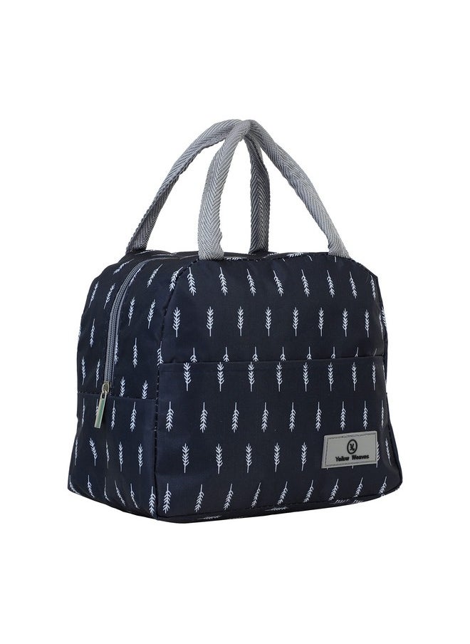 Yellow Weaves Insulated Travel Lunch/Tiffin/Storage Bag for Office, College & School, Regular Size (Blue) (Polyester)