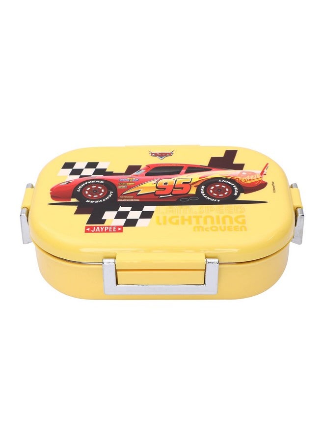 JAYPEE Stainless Steel Insulated Lunch Box Missteel Yellow, 500 ml, Suitable for School, Offices and picnics,