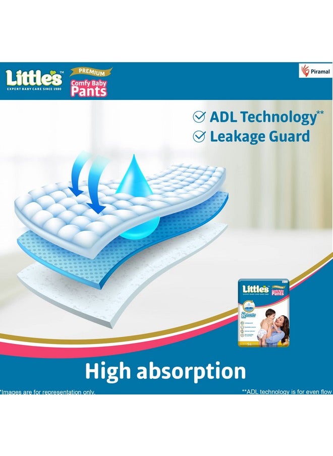 Baby Diapers Xl Size (Extra Large) Pants Style | 12-17 Kg | 54 Count - Pack Of 1 | Super Jumbo Baby Diaper With Leakage Guard, Wetness Indicator & 12 Hours Absorption