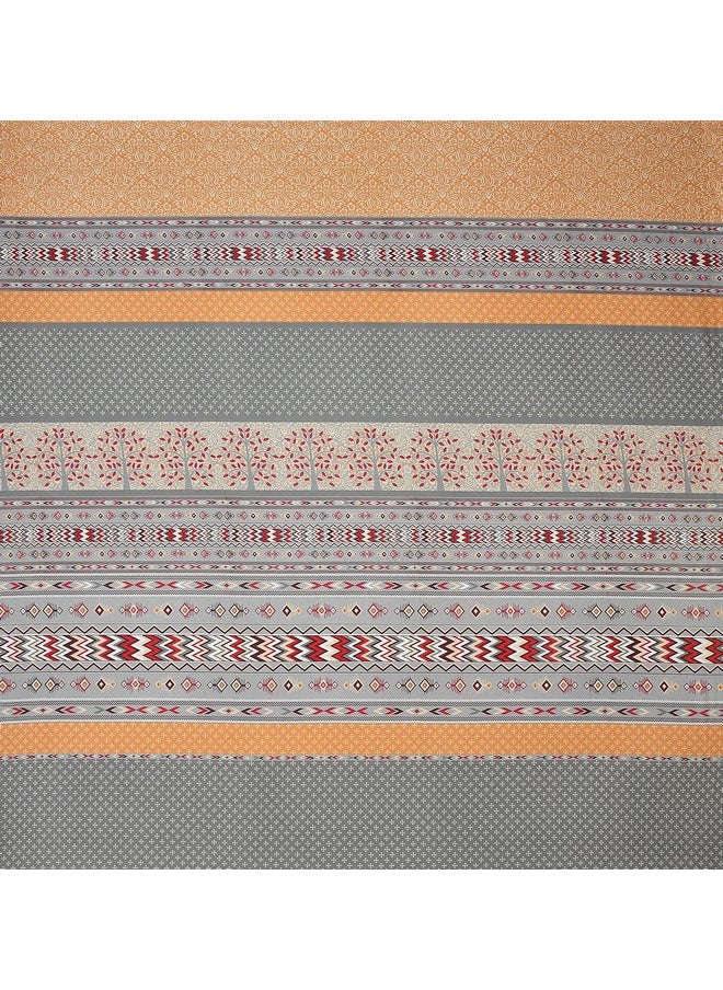 Mafatlal King Size Cotton Printed Bedsheet with 2 Pillow Covers for King Size Bed 144TC - 108 x108 inch