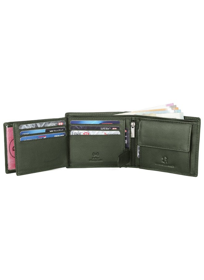 WildHorn RFID Protected Leather Wallet for Men