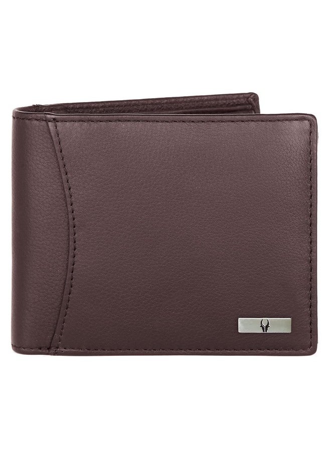 WildHorn Gift Hamper for Men I RFID Protected Leather Wallet, Keychain & Pen Combo Gift Set I Gift for Friend, Boyfriend,Husband,Father, Son etc (Brown M)