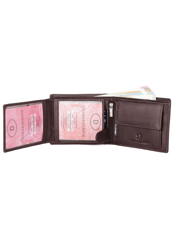 WildHorn Rfid Protected Leather Wallet For Men, Brown