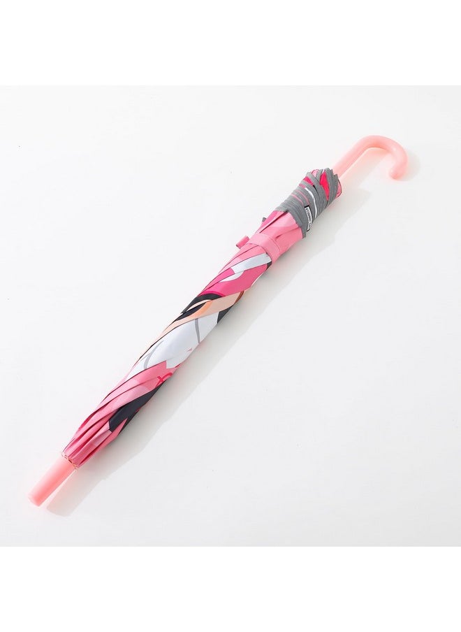Kuber Industries Disney Minnie Print Umbrella For Kids|Automatic Umbrella For Rain (Pink)
