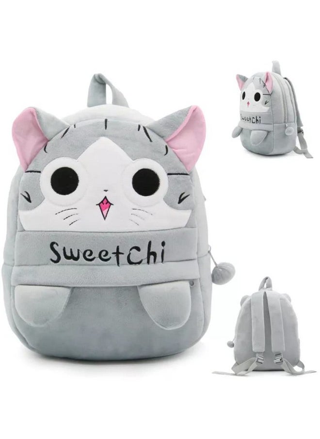 blue tree Cute Kids Backpack Toddler Bag Plush Animal Cartoon Mini Travel Bag for Baby Girl Boy 1-5 Years (small, Sweet Chi, Sweet Chi)