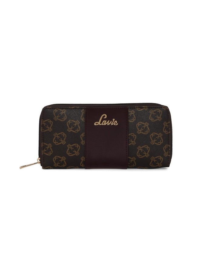 Lavie Women's Mono Large Zip Around Wallet | Ladies Purse Handbag