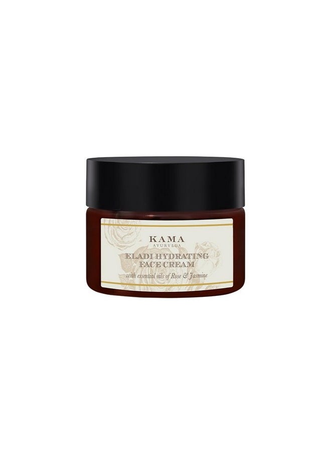 Eladi Hydrating Ayurvedic Face Cream With Pure Essential Oils Of Rose And Jasmine, 50G