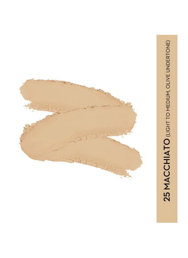 SUGAR Cosmetics Ace Of Face Matte Foundation Stick with In-Built Brush | For All Skin type,Lasts 24hrs | Full Coverage Foundation for Women | 12gm - 25 Macchiato