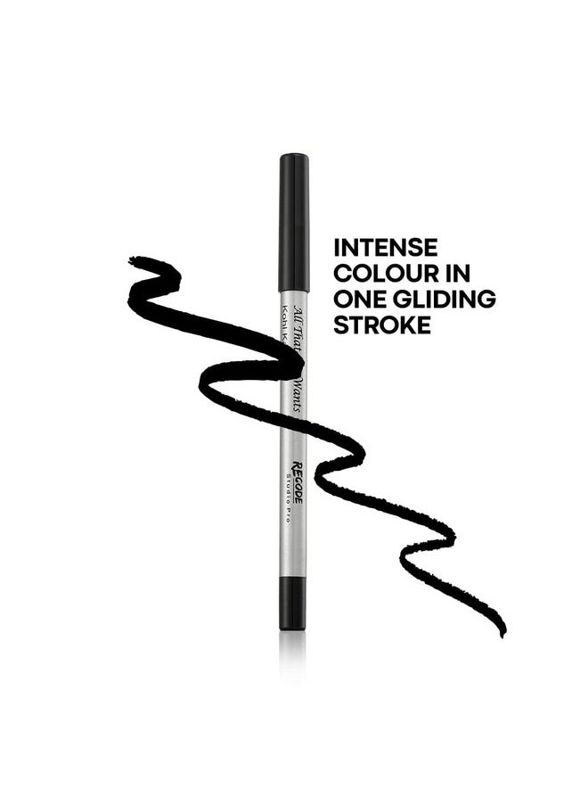 Recode Black Kohl Kajal Pencil All That She Wants 1.20 GMS