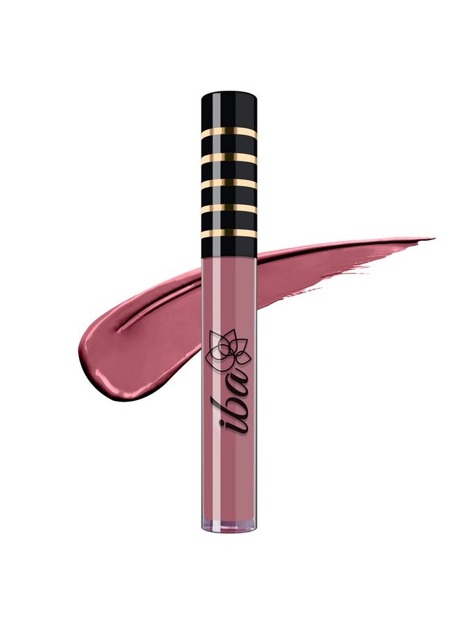 Iba Maxx Matte Liquid Lipstick- Sugar N Spice | Infused with Vitamin E & Almond Oil | Transfer Proof & Long Lasting | Waterproof & Smudge Proof | Velvet Matte Finish & Highly Pigmented | Lightweight & Comfortable | Non-Sticky and Non-Drying | Lip Makeup | 2.6ml