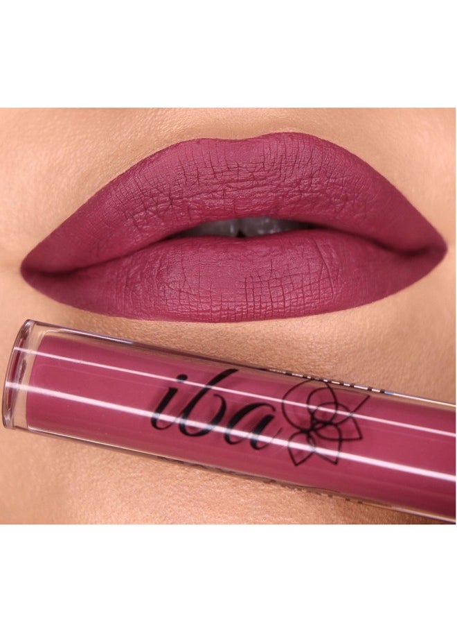 Iba Maxx Matte Liquid Lipstick- Sugar N Spice | Infused with Vitamin E & Almond Oil | Transfer Proof & Long Lasting | Waterproof & Smudge Proof | Velvet Matte Finish & Highly Pigmented | Lightweight & Comfortable | Non-Sticky and Non-Drying | Lip Makeup | 2.6ml