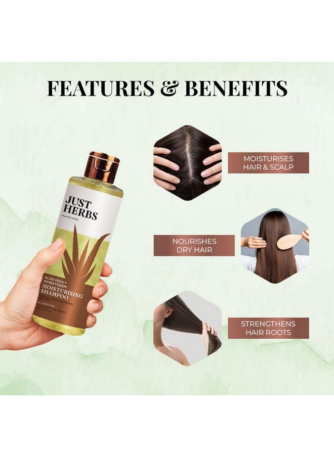 Ayurvedic Silky Strength Anti Dandruff & Hairfall Shampoo For Men & Women - Suitable For Dry Hair Scalp, Sulphate & Paraben Free 200 Ml