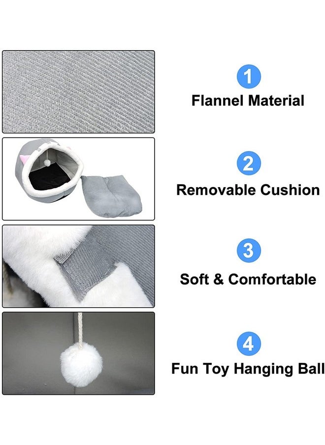 Warm Pet Basket Cozy Kitten Lounger Cushion Cat House Tent Very Soft Dog Mat Bag For Washable Cave Cat Beds,Kitten Beds,Cat Beds & Furniture, Pet Bed - Dinosaur || Large Size ||