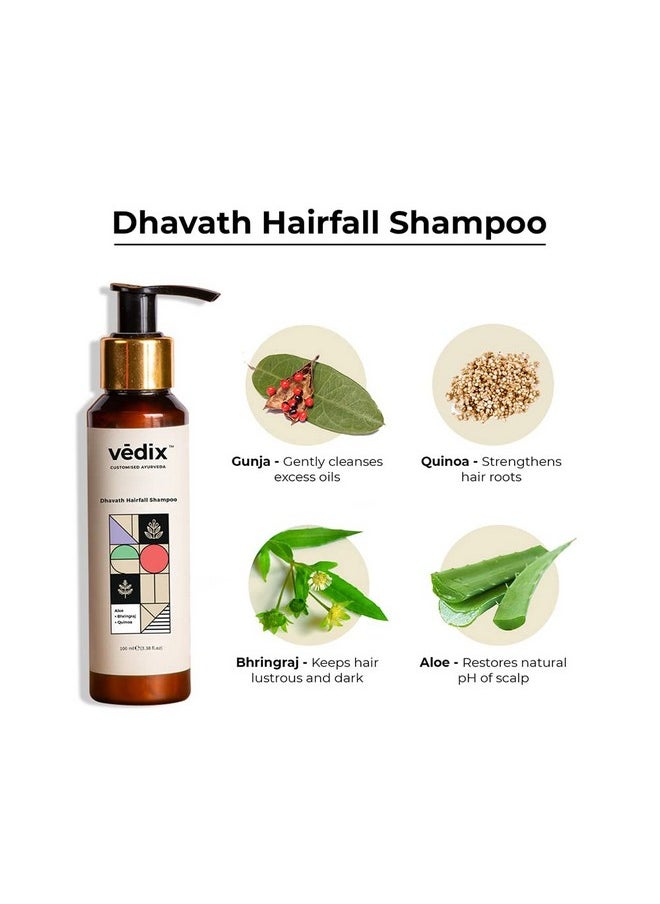 Vedix Customized Hair Fall Control Regimen For Normal/Oily Hair - Dry Scalp & Wavy Hair - 3 Product Kit - Anti Hair Fall Oil With Onion+Indian Licorice - Hair Growth Serum, 540 Grams