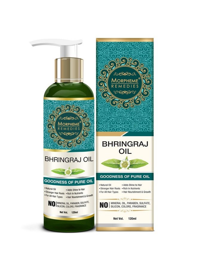 Morpheme Remedies Pure Bhringraj Oil (No Mineral Oil), 120ml