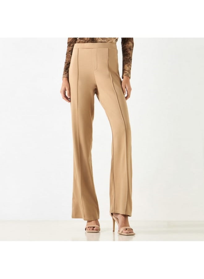 2Xtremz Flared Leggings with Pintuck Detail and Elasticated Waistband