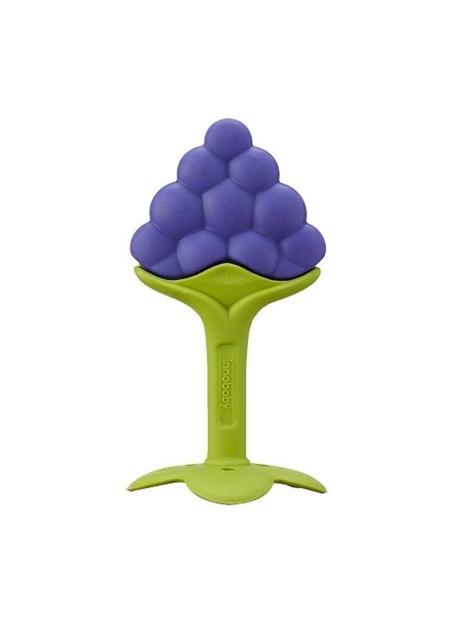 Award Winning Original Teethin’ Smart EZ Grip Fruit Teether by Innobaby - Sore Gum Relief for Front Teeth & Molars with BPA Free Teether Sensory Toy for Babies & Toddlers - Apple/Grape/Berry