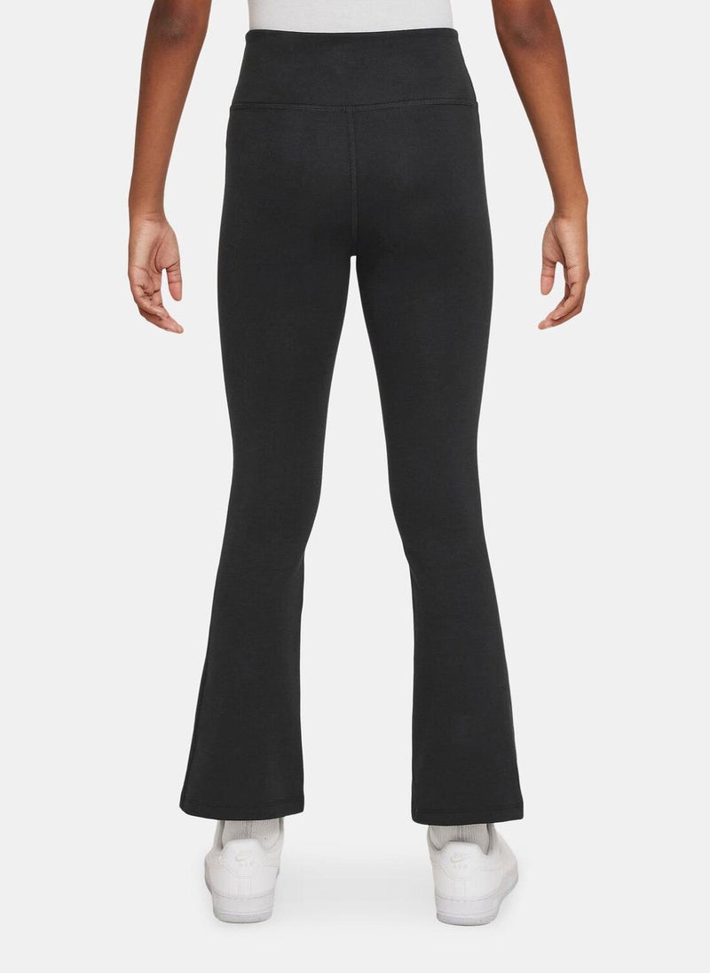 Kids' Sportswear Classic High-Waisted Flared Leggings