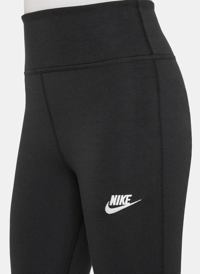 Kids' Sportswear Classic High-Waisted Flared Leggings