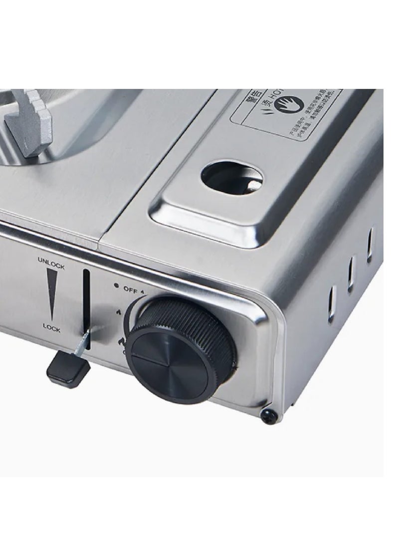 Camping Stove Butane Gas Cartridge Supported  Portable Camping Stove Butane Gas Stove Cassette Furnace Outdoor Travel Picnic Cooker Cookware Camp Stove For Hiking, BBQ Gas Stove Portable Stove