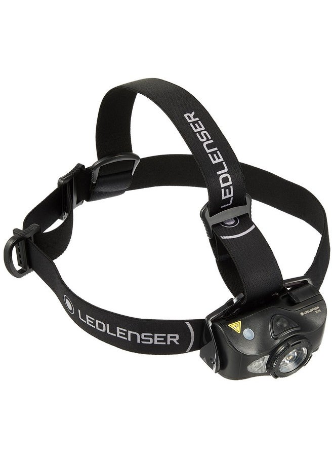Mh8 Black Portable Headlamps | Led Configuration - 1 X Xtreme Led | Luminosity - Max 600 Lm - Min 20 Lm | Lighting Range - Max 200 M - Min 40 M | Rechargeable - Yes | Outdoor