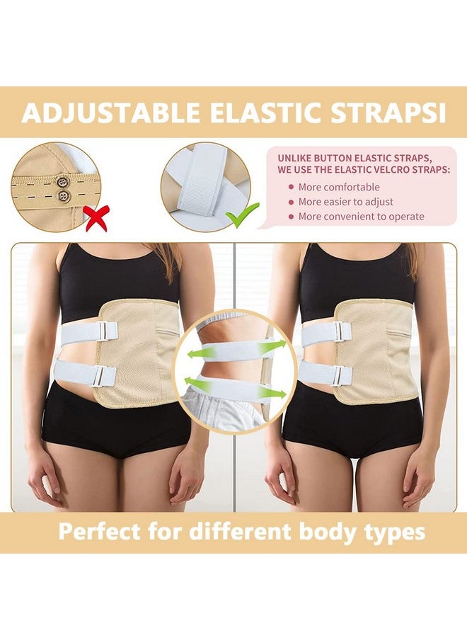 HANNEA® Castor Oil Pack, Oil Pack Wrap for Liver Detox, Reusable & Highly Absorbent Caster Oil Packs Cotton Flannel with Elastic Strap, Khaki