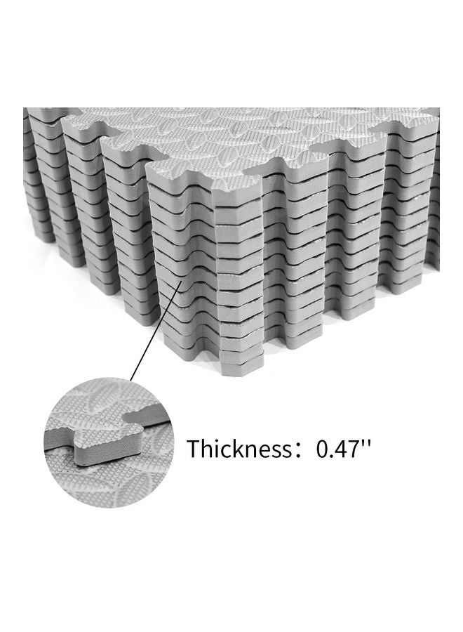 12PCS 30 x 30cm Protective Floor Mat Anti-Slip Bubble Bowl Foam Exercise Cushion 25 x 10 x 25cm