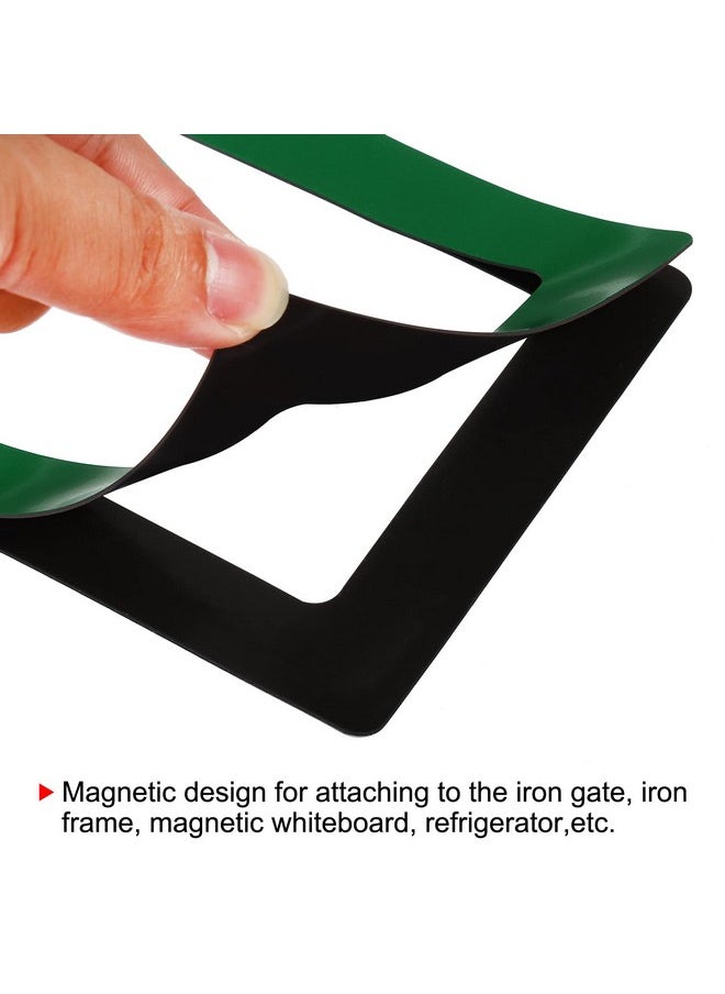 Magnetic Picture Frame 6 Pack Picture Holder Holds 5X7 Inch Photos For Refrigerator Home Office Wall Pvc Multicolor