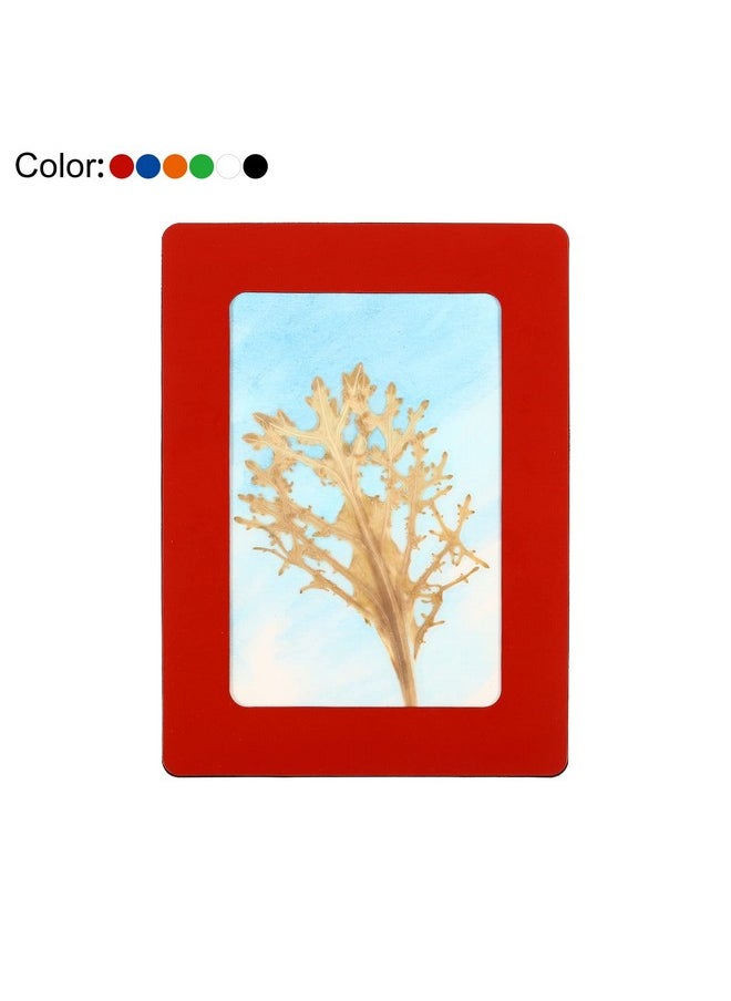 Magnetic Picture Frame 6 Pack Picture Holder Holds 5X7 Inch Photos For Refrigerator Home Office Wall Pvc Multicolor