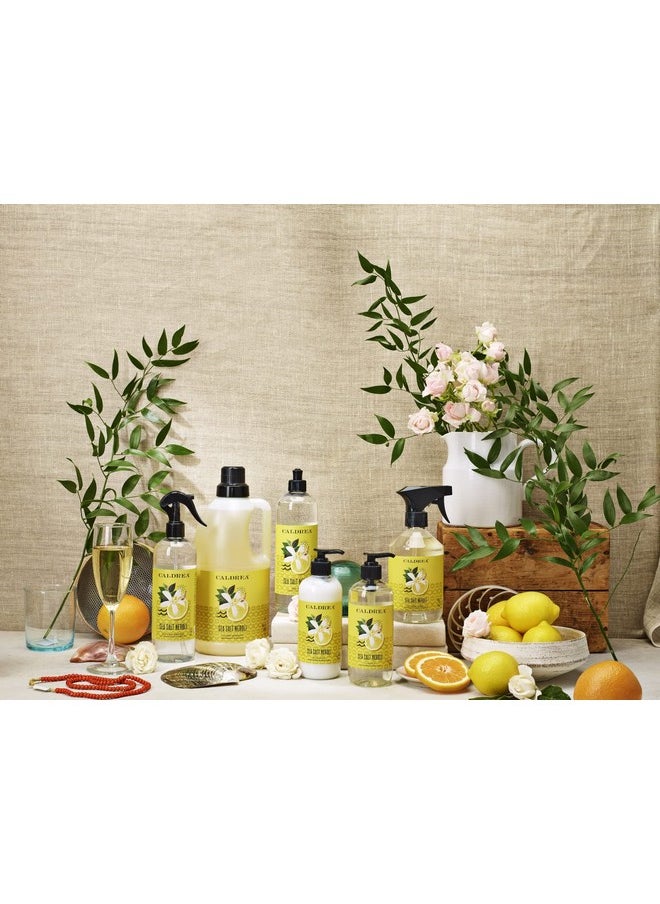 Caldrea Linen and Room Spray Air Freshener, Made with Essential Oils, Plant-Derived and Other Thoughtfully Chosen Ingredients, Sea Salt Neroli, 16 oz, 2 Pack