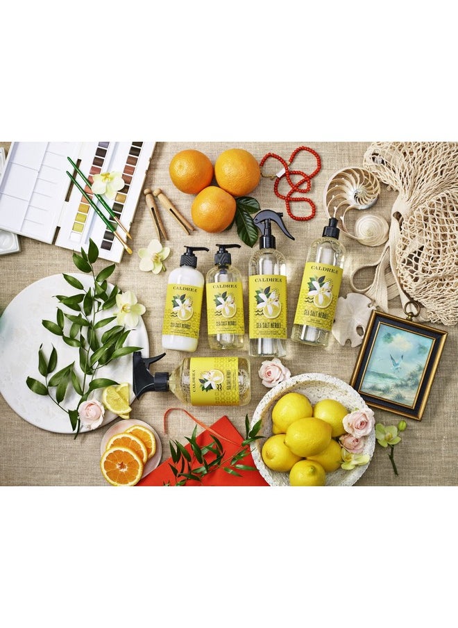 Caldrea Linen and Room Spray Air Freshener, Made with Essential Oils, Plant-Derived and Other Thoughtfully Chosen Ingredients, Sea Salt Neroli, 16 oz, 2 Pack