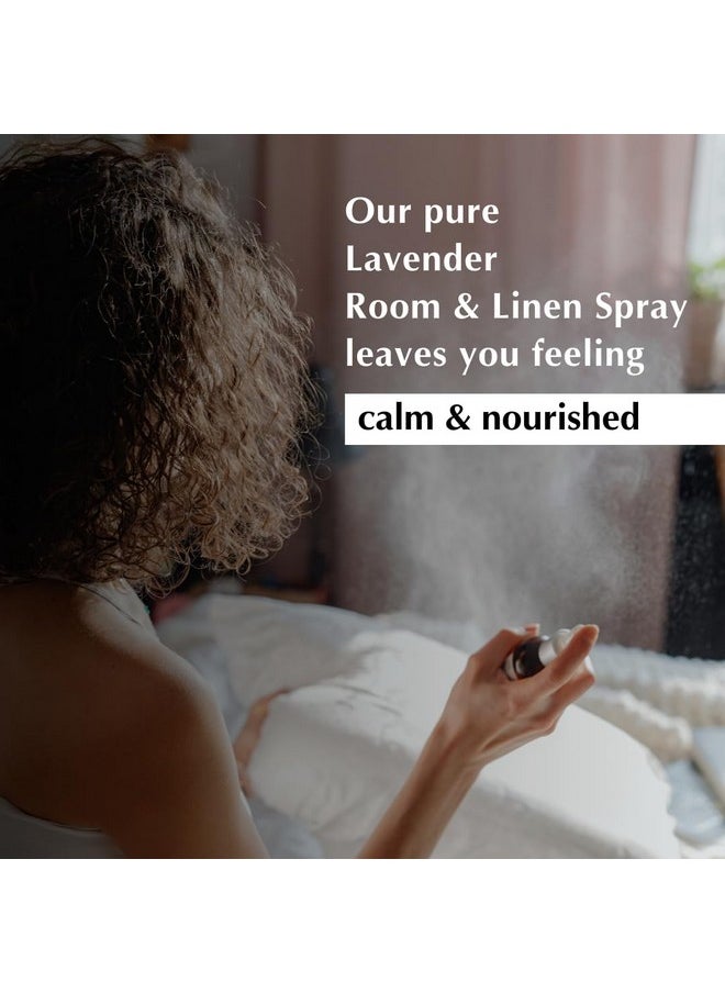 Lavender Room, Linen & Pillow Spray by Aromafume | 100ml/3.38 fl oz | with Pure Lavender Essential Oil | Aromatherapy Spray for Relaxation, Sleep & Stress Relief | Mist for Bedding, Fabrics