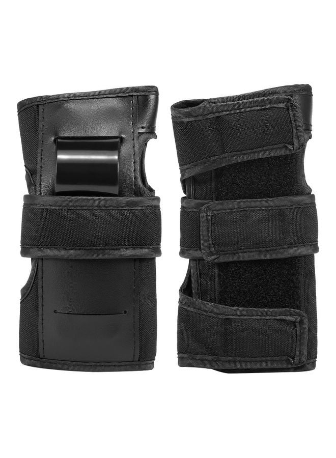 Pack of 6 Kids/Adults Knee,Elbow and  Wrist Pads Sport Protective Gear Set for Cycling Skateboard Roller Skating M 25x7x18cm