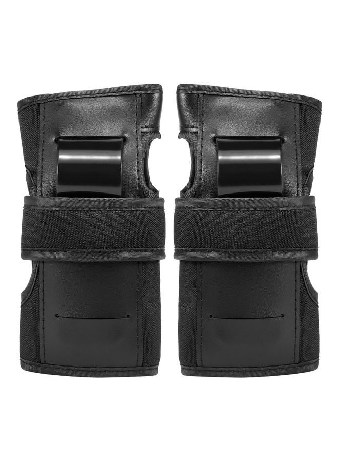 Pack of 6 Kids/Adults Knee,Elbow and  Wrist Pads Sport Protective Gear Set for Cycling Skateboard Roller Skating M 25x7x18cm