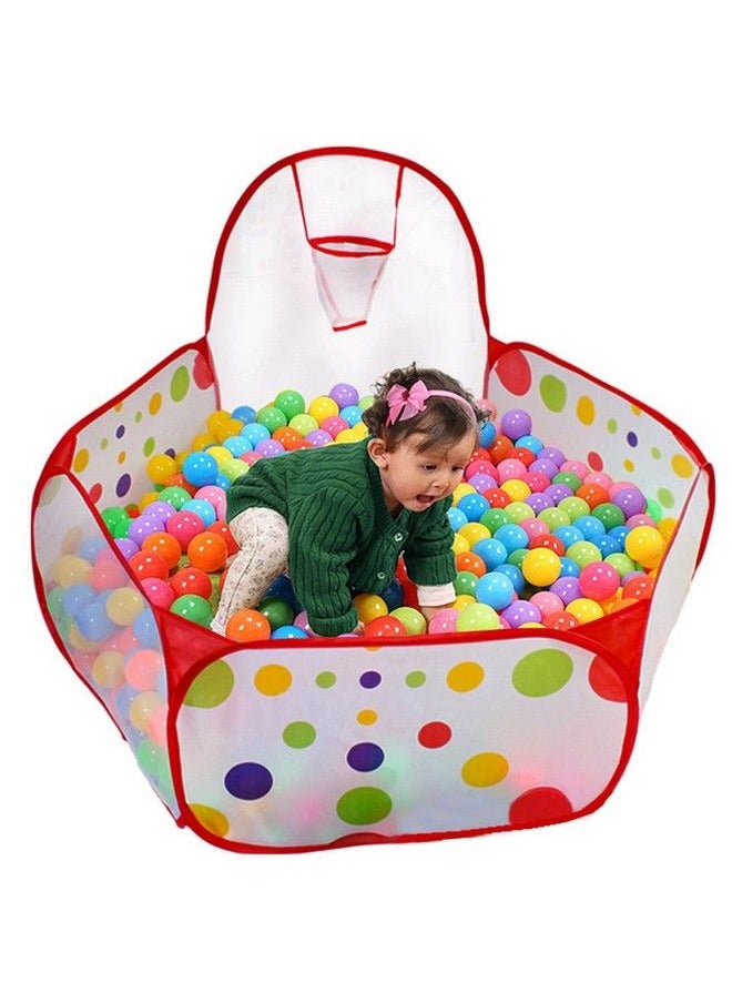 Ball Pit Play Tent With Basketball Hoop For Kids Toddlers Outdoor Indoor Play 4 Ft/120Cm (Balls Not Included)