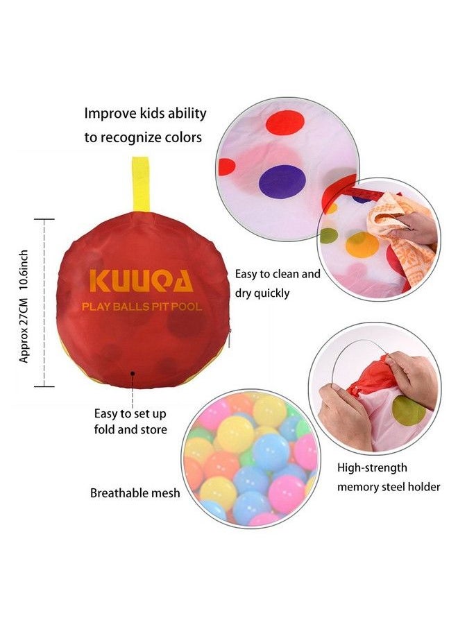 Ball Pit Play Tent With Basketball Hoop For Kids Toddlers Outdoor Indoor Play 4 Ft/120Cm (Balls Not Included)