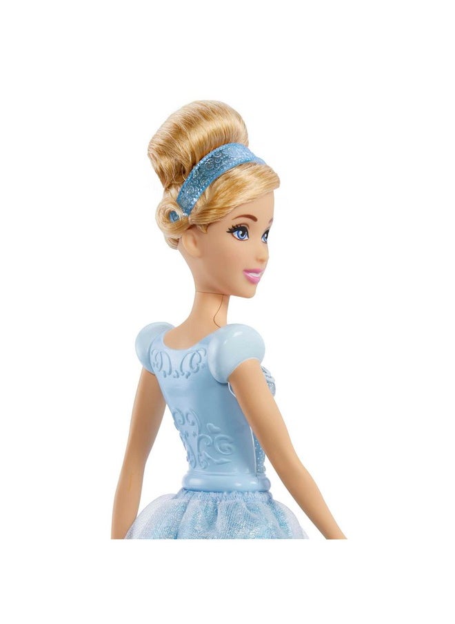 Mattel Disney Princess Dolls, Cinderella Posable Fashion Doll with Sparkling Clothing&Accessories, Disney Movie Toys??
