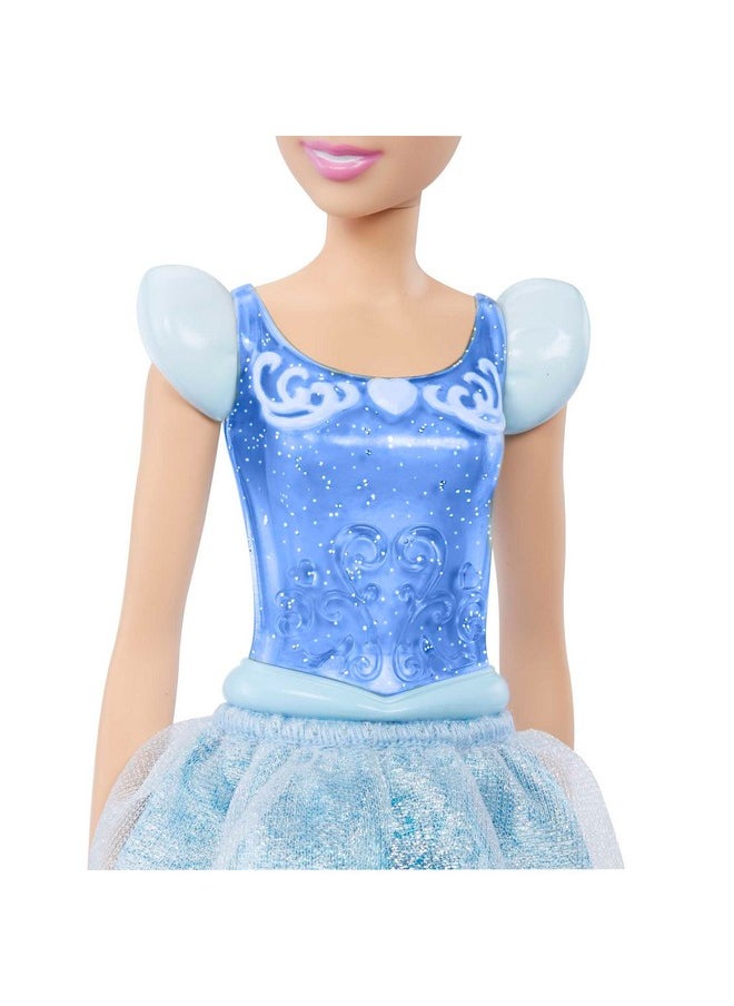 Mattel Disney Princess Dolls, Cinderella Posable Fashion Doll with Sparkling Clothing&Accessories, Disney Movie Toys??