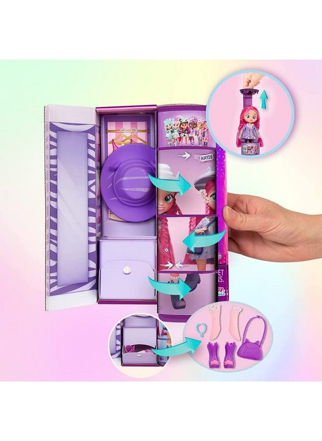 Toy Garrage BFF Katie Fashion Doll with 9+ Surprises Including Outfit and Accessories for Fashion Toy, Girls and Boys Ages 4 and Up, 7.8 Inch Doll (Katie)