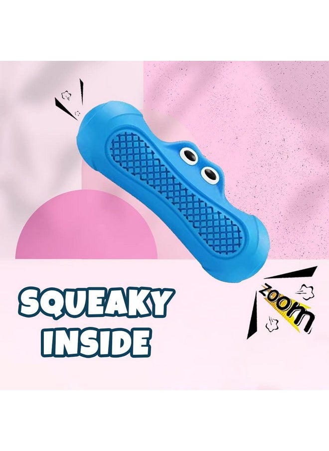 Goofy Tails Dog Toys | Rubber Crazy Monster Squeaky Toys for Dogs| Dog Dental Stick Toy for Medium and Large Breeds| Dog Toy for Aggressive Chewers| Non-Toxic Chew Toys for Dogs
