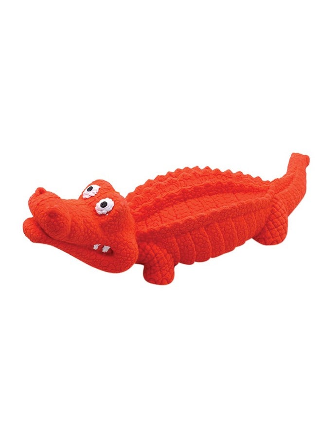Goofy Tails Dog Toys, Natural Rubber Crocodile Chew Toys for Dogs, Non-Toxic Squeaky Toys for Dogs, Dog Toy for All Breeds, Safe Toys for Dog, Dogs Toys for Aggressive Chewers