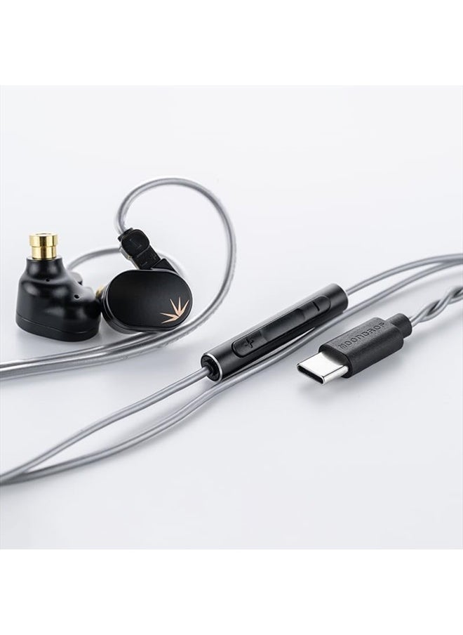 CHU II DSP Headphones High Performance Dynamic Driver USB-C in-Ear Monitors Type-C with Microphone Earphone