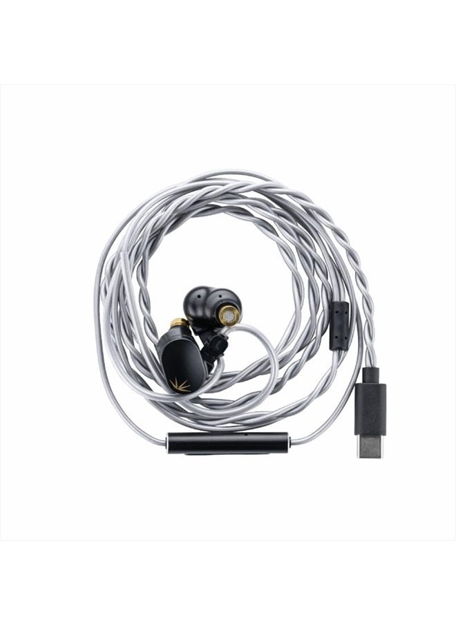 CHU II DSP Headphones High Performance Dynamic Driver USB-C in-Ear Monitors Type-C with Microphone Earphone